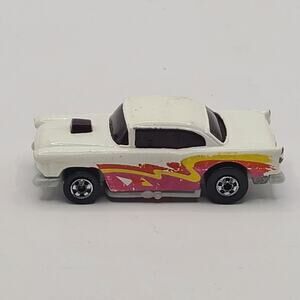 Hot Wheels '55 Chevy 1978 Malaysia White Mattel Plastic Bottom